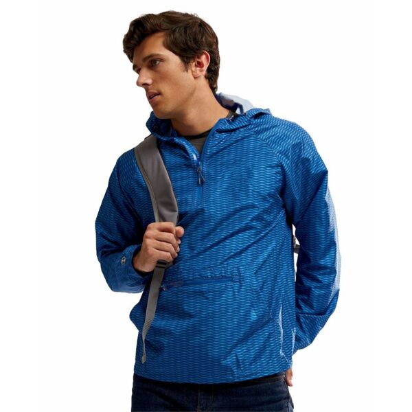 Holloway Men's Range Hooded Packable Quarter-Zip Jacket 229554 Men's Range Hooded Packable Quarter-Zip Jacket Thumbnail
