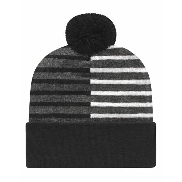 CAP AMERICA USA-Made Half Color Beanie RKH12 USA-Made Half Color Beanie Thumbnail