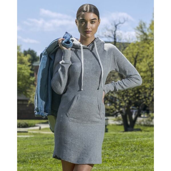 MV Sport Women's Suzie Hooded Sweatshirt Dress W2340 Women's Suzie Hooded Sweatshirt Dress Thumbnail