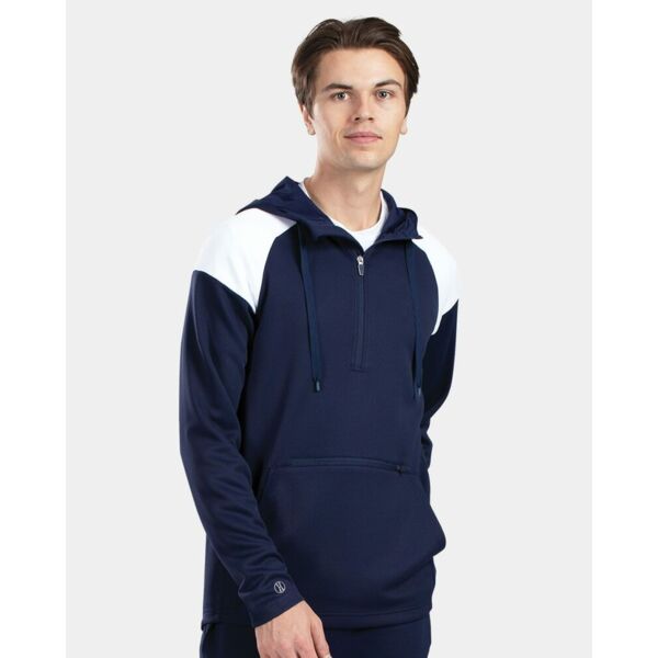 Holloway Men's Limitless Quarter-Zip Hooded Pullover 222584 Men's Limitless Quarter-Zip Hooded Pullover Thumbnail