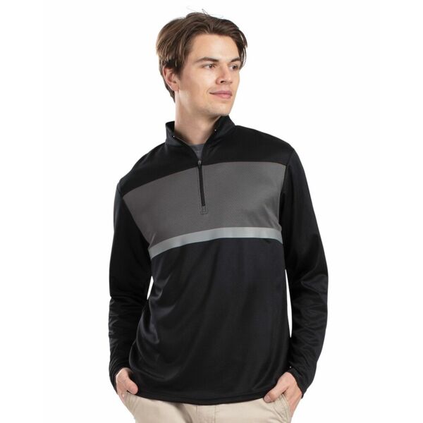Holloway Men's Dry-Excelâ„¢ Prism Bold Quarter-Zip Pullover 222591 Men's Dry-Excelâ„¢ Prism Bold Quarter-Zip Pullover Thumbnail