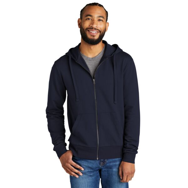 AllMade Unisex Organic French Terry Full Zip Hoodie AL4002 Unisex Organic French Terry Full Zip Hoodie Thumbnail