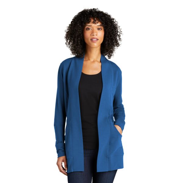 Port Authority Women's Microterry Cardigan LK825 Women's Microterry Cardigan Thumbnail