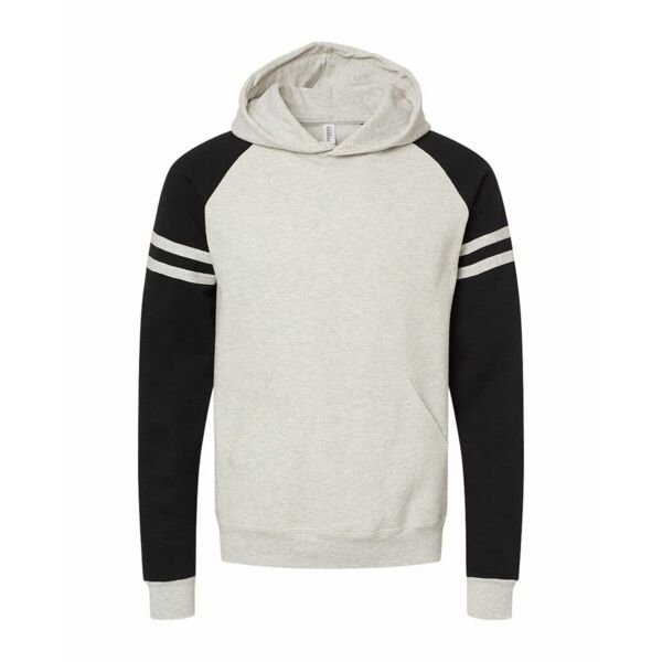 Jerzees Unisex Nublend® Varsity Colorblocked Raglan Hooded Sweatshirt 97CR Unisex Nublend® Varsity Colorblocked Raglan Hooded Sweatshirt Thumbnail
