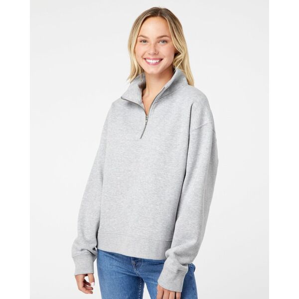 MV Sport Women's Sueded Fleece Quarter-Zip Sweatshirt W22713 Women's Sueded Fleece Quarter-Zip Sweatshirt Thumbnail