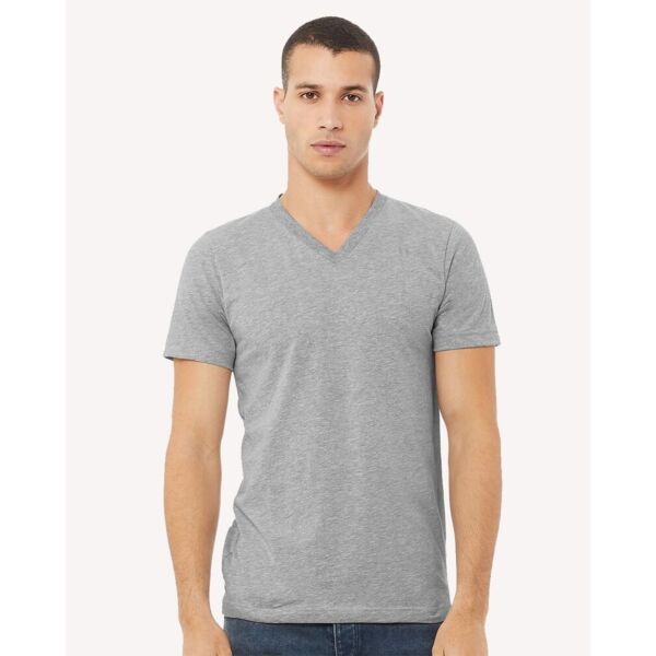 Bella + Canvas Unisex Heather CVC V-Neck Tee 3005CVC Unisex Heather CVC V-Neck Tee Thumbnail