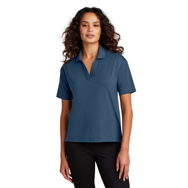 Mercer+Mettle Women's Stretch Jersey Polo MM1015 Women's Stretch Jersey Polo Thumbnail