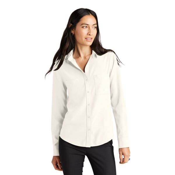 Mercer+Mettle Women's Stretch Crepe Long Sleeve Camp MM2013 Women's Stretch Crepe Long Sleeve Camp Thumbnail