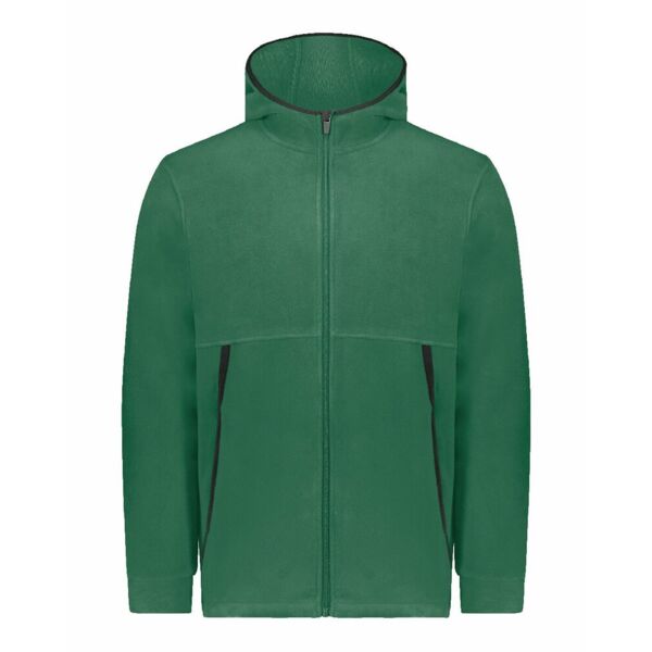 Augusta Sportswear Unisex Eco Reviveâ„¢ Polar Fleece Hooded Full-Zip Jacket 6858 Unisex Eco Reviveâ„¢ Polar Fleece Hooded Full-Zip Jacket Thumbnail