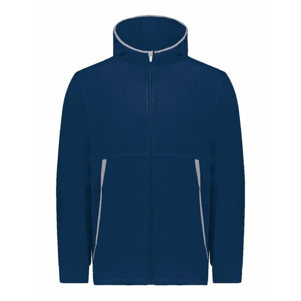 Augusta Sportswear Youth Eco Reviveâ„¢ Polar Fleece Hooded Full-Zip Jacket 6859 Youth Eco Reviveâ„¢ Polar Fleece Hooded Full-Zip Jacket Thumbnail