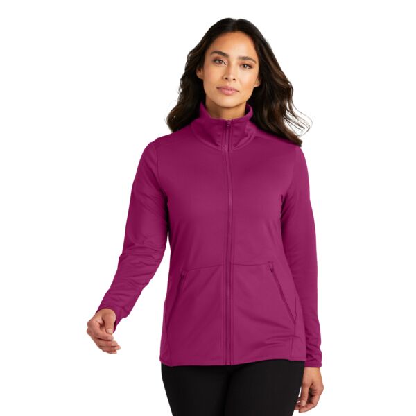 Port Authority Women's Accord Stretch Fleece Full Zip LK595 Women's Accord Stretch Fleece Full Zip Thumbnail