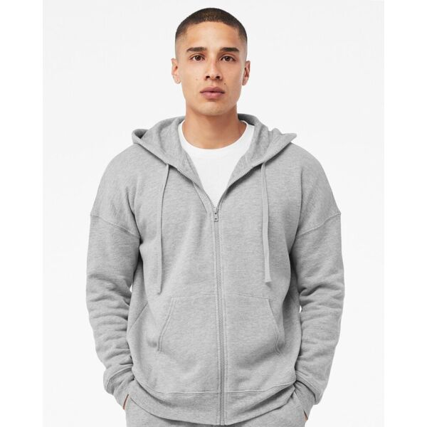 Bella + Canvas Unisex Sponge Fleece DTM Full-Zip Hoodie Sweatshirt 3759 Unisex Sponge Fleece DTM Full-Zip Hoodie Sweatshirt Thumbnail