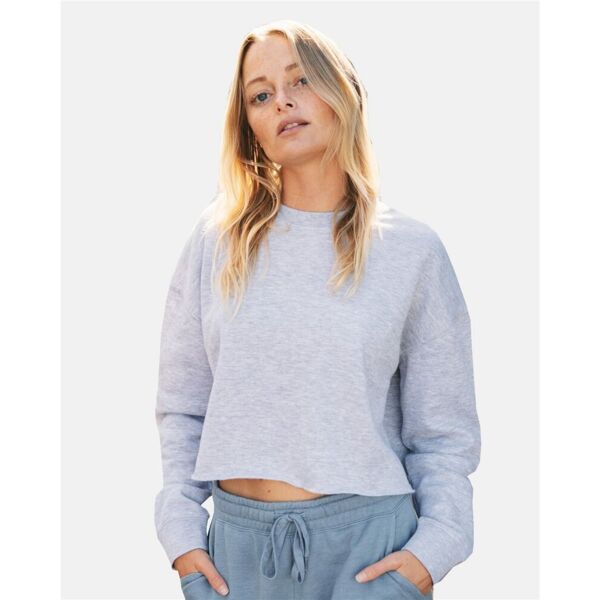 Independent Trading Co. Women's Lightweight Crop Crewneck Sweatshirt AFX24CRP Women's Lightweight Crop Crewneck Sweatshirt Thumbnail