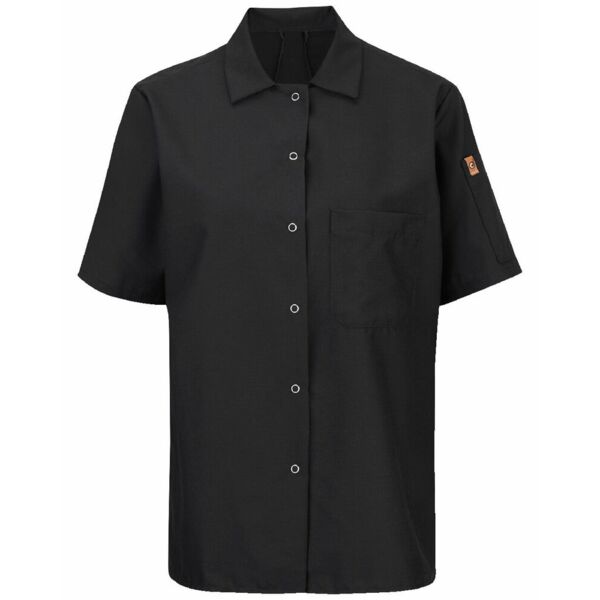 Chef Designs Women's Mimix™ Short Sleeve Cook Shirt with OilBlok 501X Women's Mimix™ Short Sleeve Cook Shirt with OilBlok Thumbnail