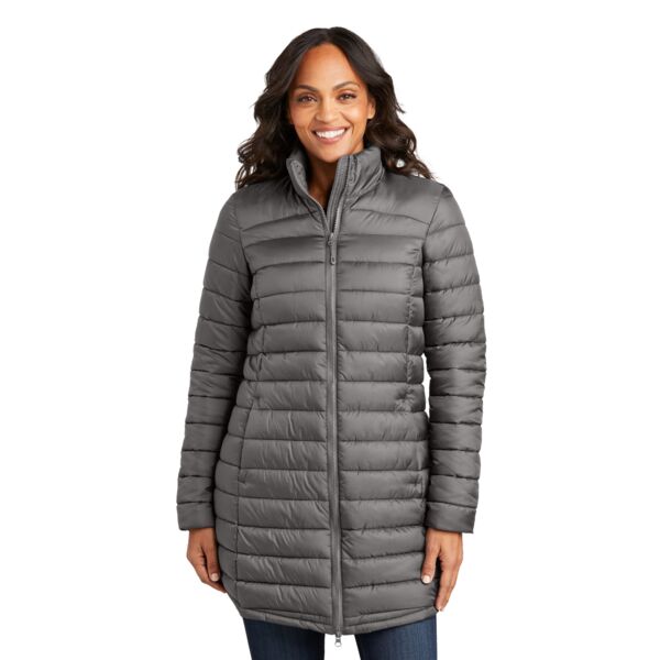 Port Authority Women's Horizon Puffy Long Jacket L365 Women's Horizon Puffy Long Jacket Thumbnail