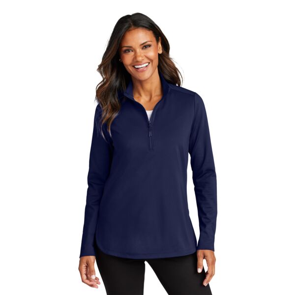 Port Authority Women's C Free ® Double Knit 1/4 Zip LK880 Women's C Free ® Double Knit 1/4 Zip Thumbnail
