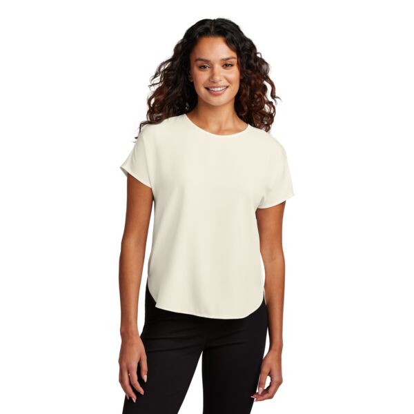Mercer+Mettle Women's Stretch Crepe Crew MM2015 Women's Stretch Crepe Crew Thumbnail