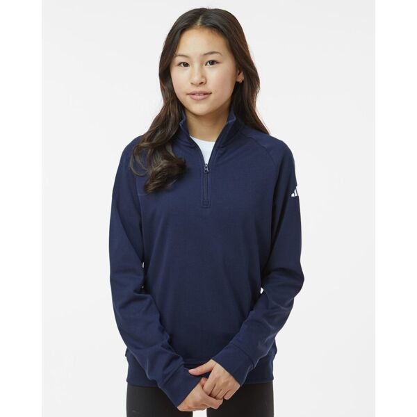 Adidas Youth Performance Quarter-Zip Pullover A4001 Youth Performance Quarter-Zip Pullover Thumbnail