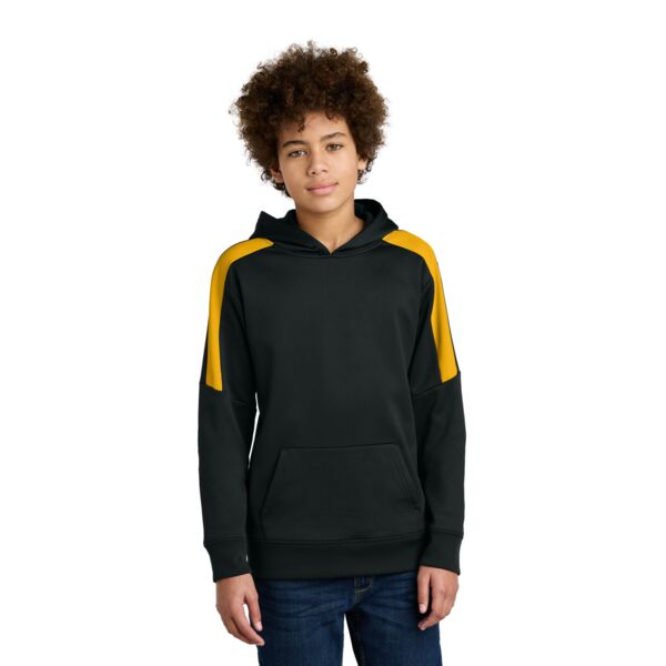Sport Tek Youth Sport Wick ® Fleece United Pullover Hoodie YST255 Youth Sport Wick ® Fleece United Pullover Hoodie Thumbnail