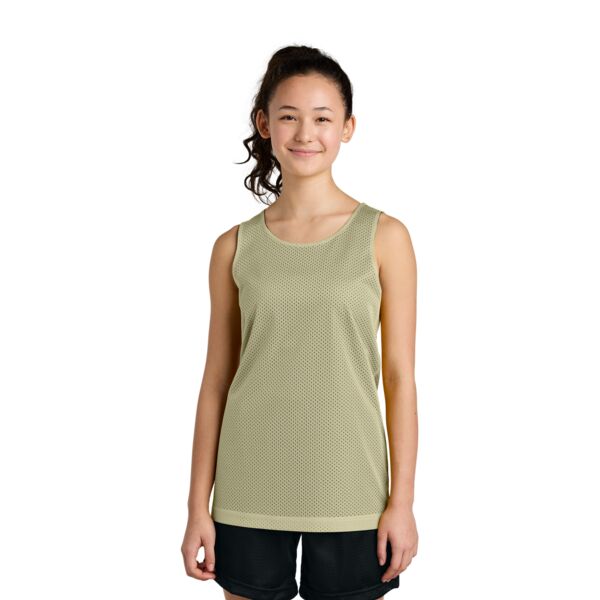 Sport Tek Youth PosiCharge ® Reversible Mesh Tank YST5000 Youth PosiCharge ® Reversible Mesh Tank Thumbnail