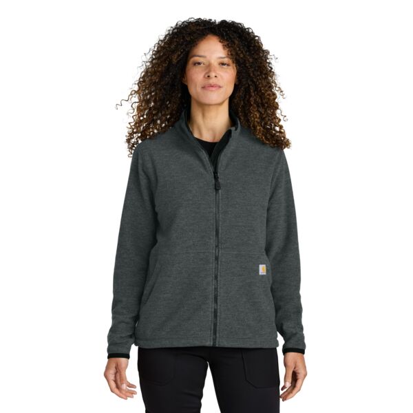 Carhartt Women's Textured Full Zip Fleece Jacket CT106419 Women's Textured Full Zip Fleece Jacket Thumbnail