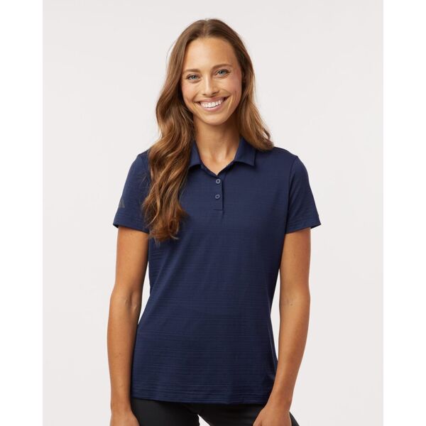 Adidas Women's Textured Stripe Polo A707 Women's Textured Stripe Polo Thumbnail
