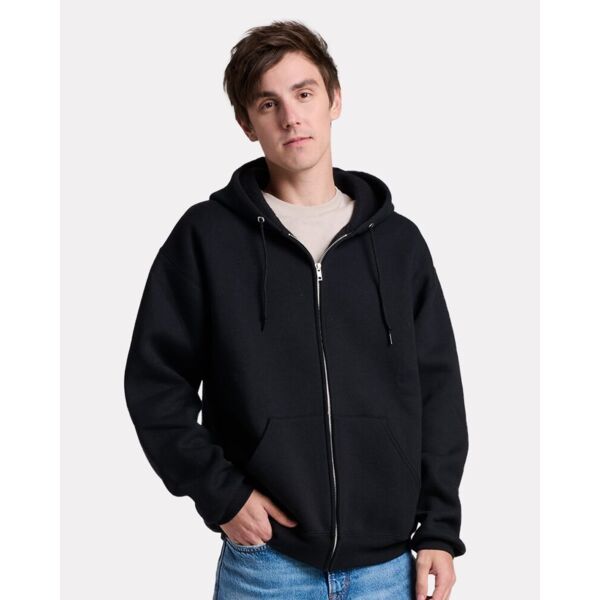 Jerzees Unisex Rugged Full-Zip Hooded Sweatshirt Z12MR Unisex Rugged Full-Zip Hooded Sweatshirt Thumbnail