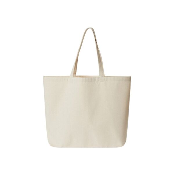 OAD Jumbo Recycled Midweight Gusseted Canvas Tote OAD108R Jumbo Recycled Midweight Gusseted Canvas Tote Thumbnail