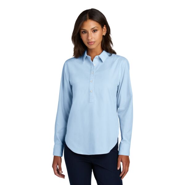 Mercer+Mettle Women's Long Sleeve Modern Oxford Shirt MM2003 Women's Long Sleeve Modern Oxford Shirt Thumbnail