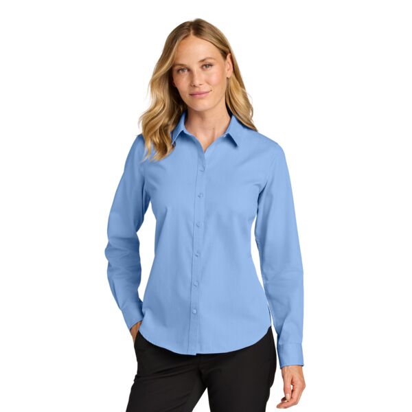 Port Authority Women's Long Sleeve Nailhead Easy Care Shirt LW816 Women's Long Sleeve Nailhead Easy Care Shirt Thumbnail