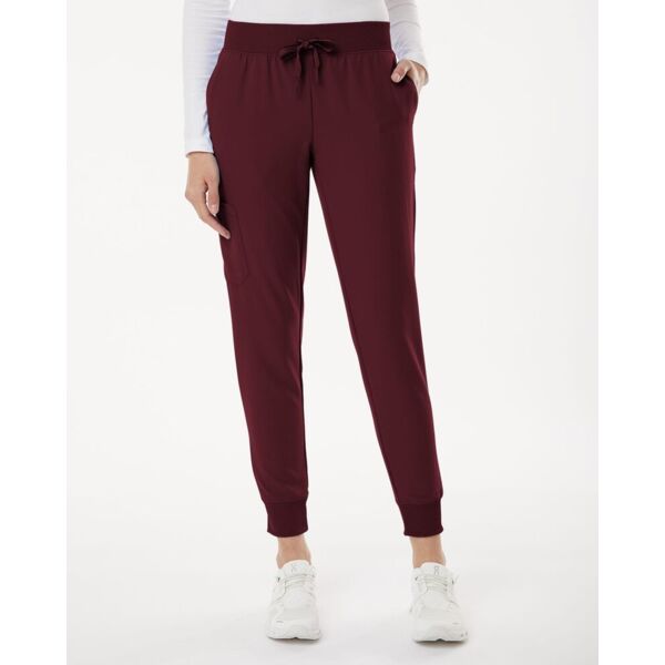 Jaanuu Women's Petite Sizes Silex Knit-Waist Scrub Joggers W20003P Women's Petite Sizes Silex Knit-Waist Scrub Joggers Thumbnail