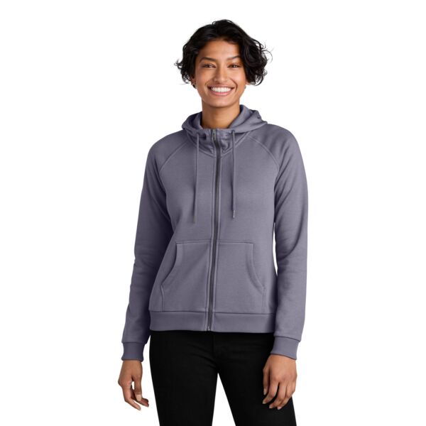 AllMade Women's Organic CVC Fleece Full Zip Hoodie AL5003 Women's Organic CVC Fleece Full Zip Hoodie Thumbnail