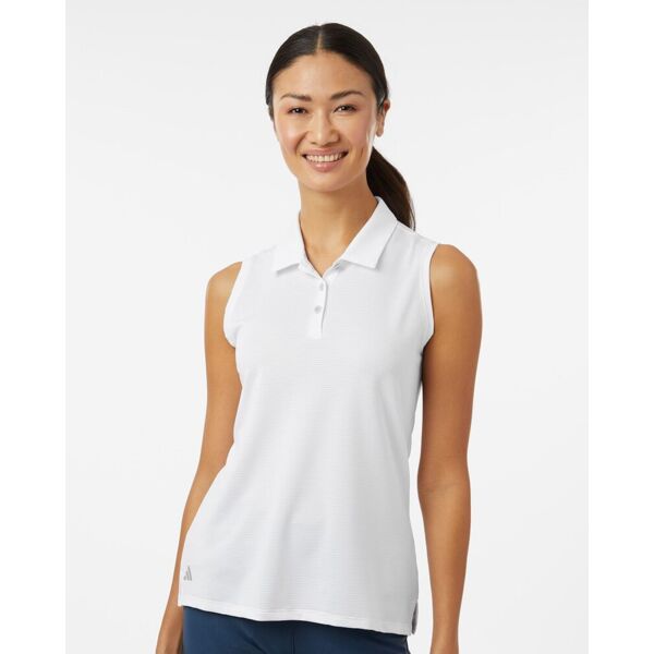 Adidas Women's Ottoman Sleeveless Polo A1005 Women's Ottoman Sleeveless Polo Thumbnail