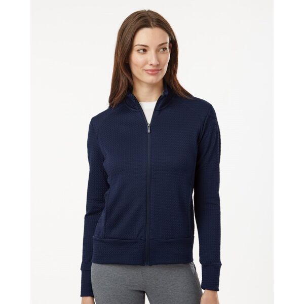 Adidas Women's Ultimate365 Textured Full-Zip Jacket A1007 Women's Ultimate365 Textured Full-Zip Jacket Thumbnail