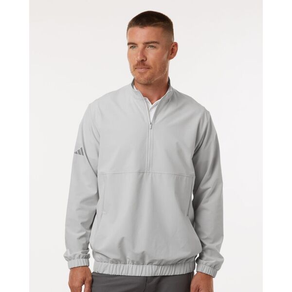 Adidas Men's Stretch Woven Half-Zip Pullover A705 Men's Stretch Woven Half-Zip Pullover Thumbnail