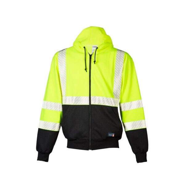 Kishigo Unisex FR Full-Zip Hooded Sweatshirt F507 Unisex FR Full-Zip Hooded Sweatshirt Thumbnail