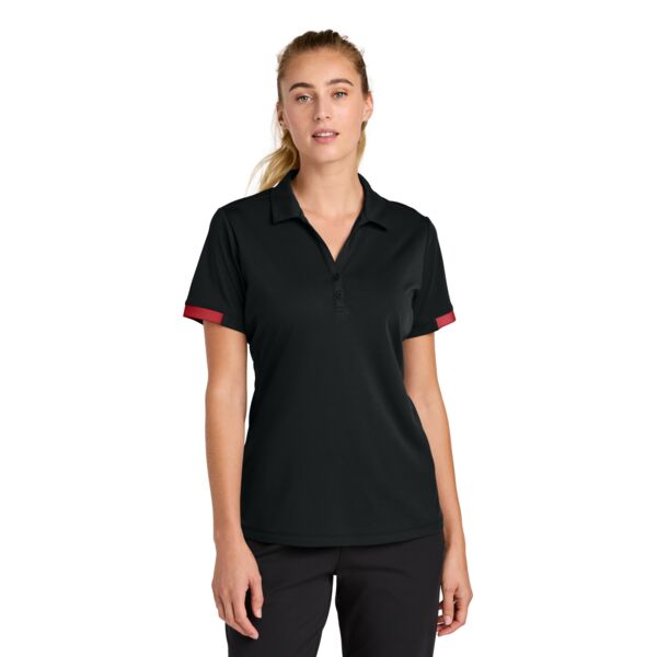 Sport Tek Women's Club Colorblock Polo LST444 Women's Club Colorblock Polo Thumbnail