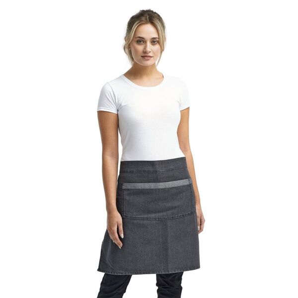 Artisan Collection by Reprime Domain Contrast Denim Waist Apron RP128 Domain Contrast Denim Waist Apron Thumbnail