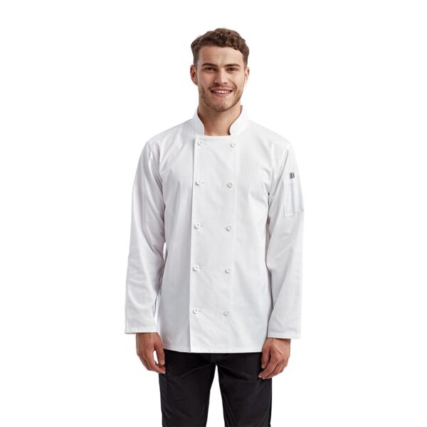 Artisan Collection by Reprime Unisex Recycled Chef Coat RP657 Unisex Recycled Chef Coat Thumbnail