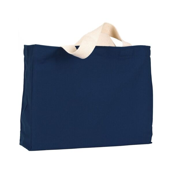 Bayside USA Made Cotton Canvas Medium Gusset Tote Bag BA750 USA Made Cotton Canvas Medium Gusset Tote Bag Thumbnail
