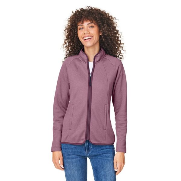 Core 365 Women's Venture Heathered Stripe Full-Zip CE72W Women's Venture Heathered Stripe Full-Zip Thumbnail
