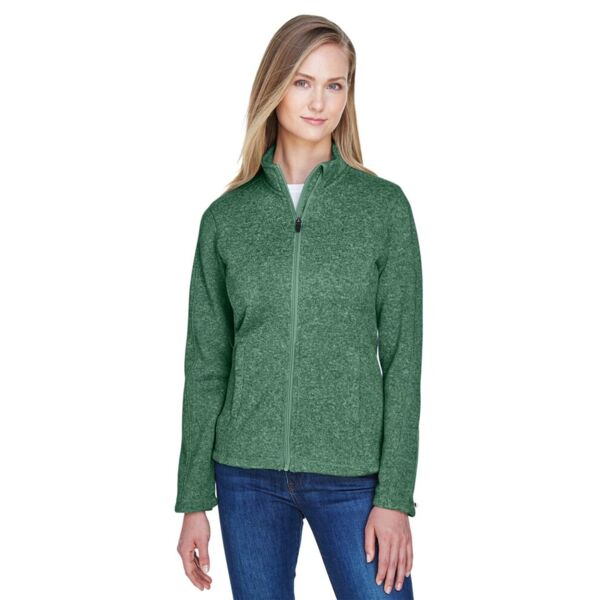 Devon & Jones Women's Bristol Full-Zip Sweater Fleece Jacket DG793W Women's Bristol Full-Zip Sweater Fleece Jacket Thumbnail