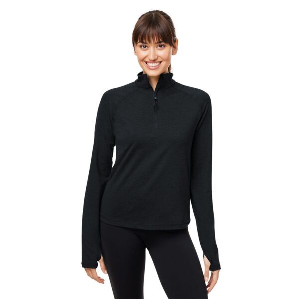 Glyder Women's Fairway Marbled Jersey Quarter-Zip Pullover PDP8023 Women's Fairway Marbled Jersey Quarter-Zip Pullover Thumbnail