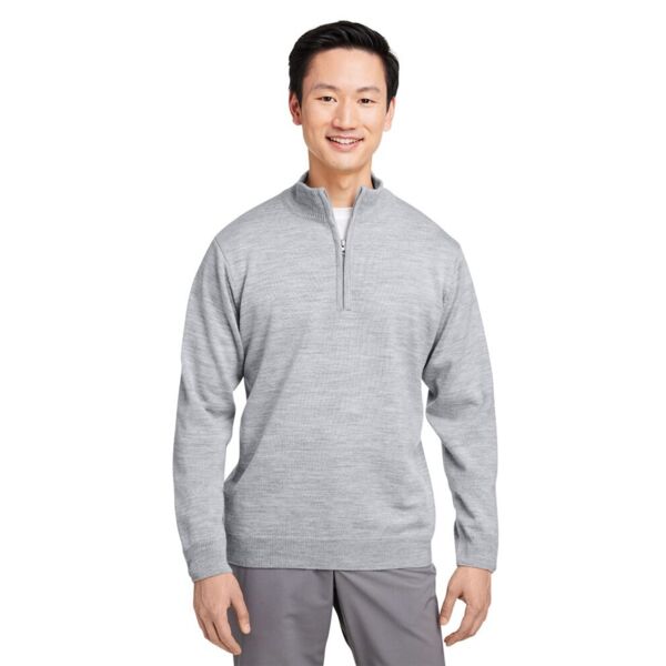 Harriton Unisex Pilblocâ„¢ Quarter-Zip Pullover Sweater M421 Unisex Pilblocâ„¢ Quarter-Zip Pullover Sweater Thumbnail