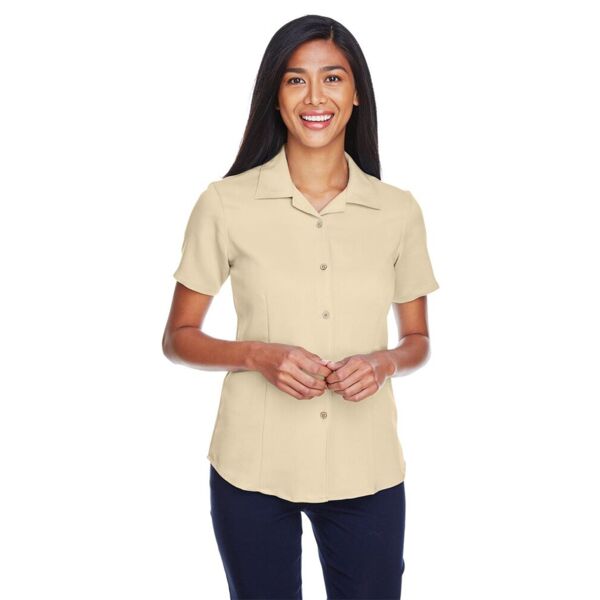 Harriton Women's Bahama Cord Camp Shirt M570W Women's Bahama Cord Camp Shirt Thumbnail