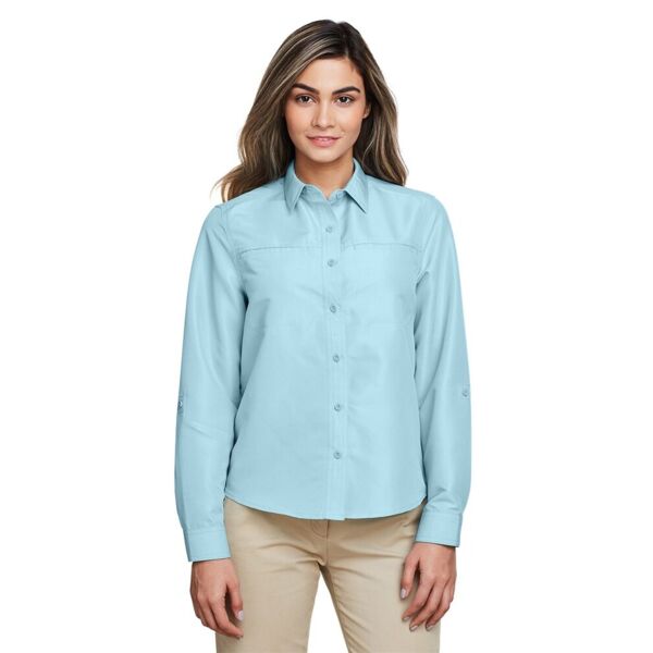 Harriton Women's Key West Performance Staff Shirt M580LW Women's Key West Performance Staff Shirt Thumbnail