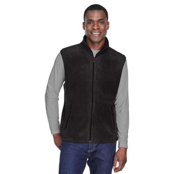 Harriton Unisex Fleece Full-Zip Vest M985 Unisex Fleece Full-Zip Vest Thumbnail