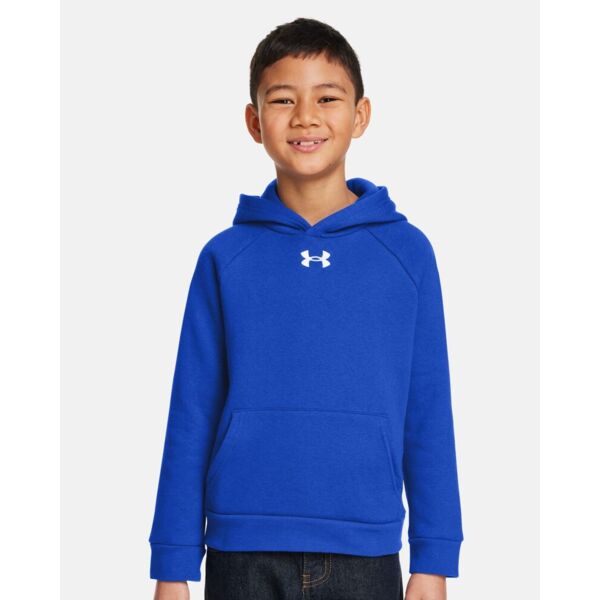 Under Armour Youth Rival Fleece Hooded Sweatshirt 1379792 Youth Rival Fleece Hooded Sweatshirt Thumbnail