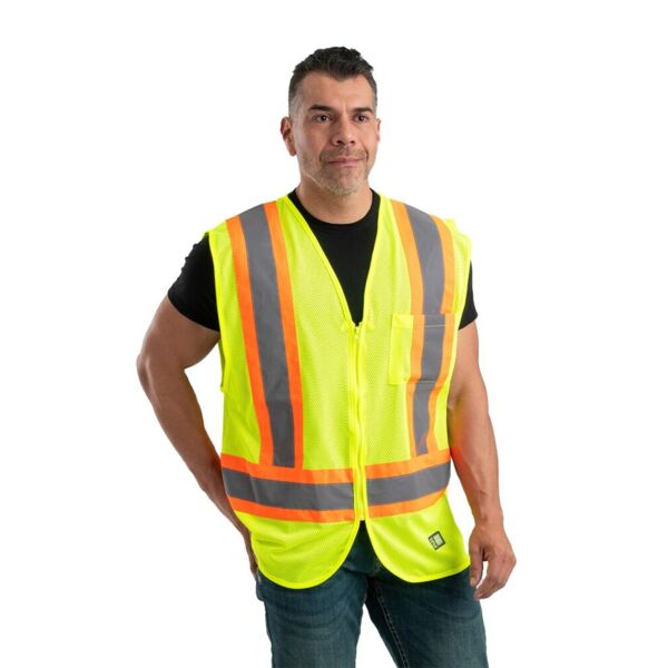 Berne Apparel Unisex Hi-Vis Class 2 Multi-Color Vest HVV046 Unisex Hi-Vis Class 2 Multi-Color Vest Thumbnail