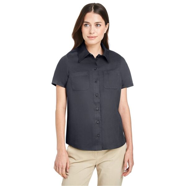 Harriton Women's Advantage IL Short Sleeve Dress Shirt M585W Women's Advantage IL Short Sleeve Dress Shirt Thumbnail